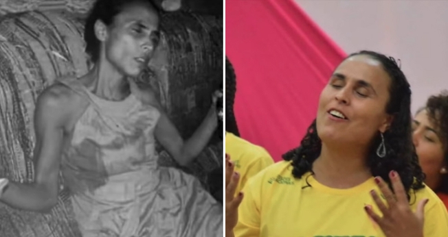 Naiara Anjos Sena foi resgatada por Deus através do projeto Cristolândia, da Junta de Missões Nacionais. (Foto: Reprodução/YouTube)