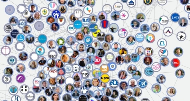 Captura de tela do mapa interativo do site La Reacción Conservadora. (Foto: Reprodução). 