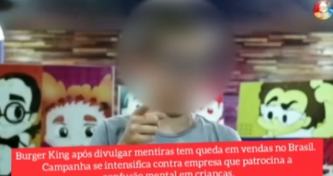 Vídeo traz crianças criticando identidade de gênero. (Foto: Reprodução / YouTube)