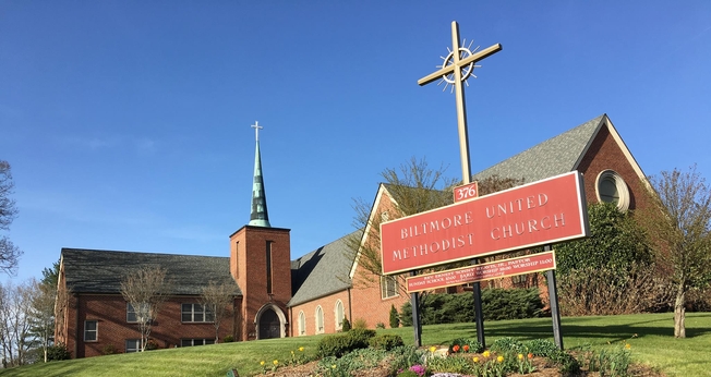 Fachada da Igreja Metodista Unida Biltmore, na Carolina do Norte. (Foto: Biltmore United Methodist Church)