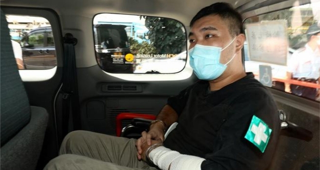 Tong Ying-kit é o primeiro a ser julgado sob a controversa lei imposta pela China em Hong Kong. (Foto: Eddie Stringer/ZUMA Wire)