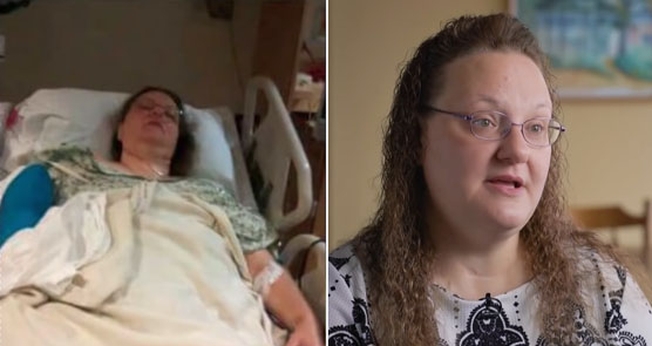 Marjorie foi diagnosticada com um tipo raro de câncer nos ossos. (Foto: 700 Club Interactive)