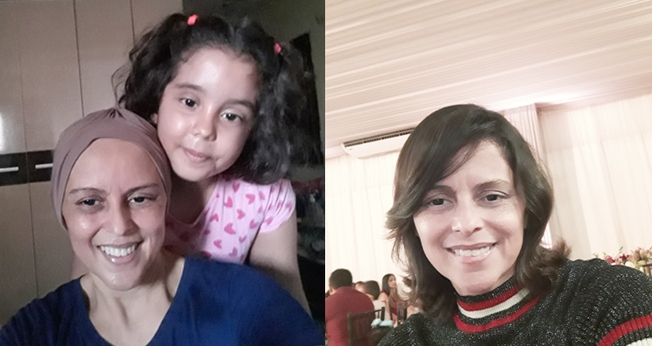 Jane de Sousa Brito foi curada por Deus do câncer de mama. (Foto: Site Mulher Cristã).