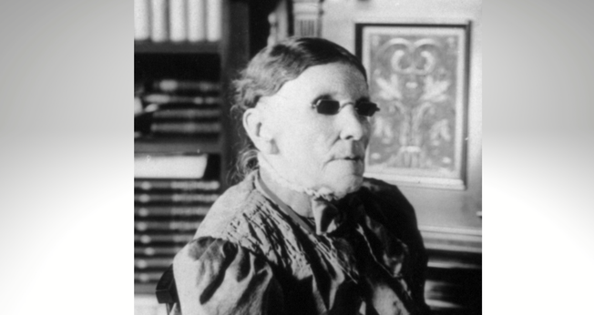 Fanny Crosby foi introduzida postumamente no Gospel Music Hall of Fame. (Foto: Reprodução / Pinterest)