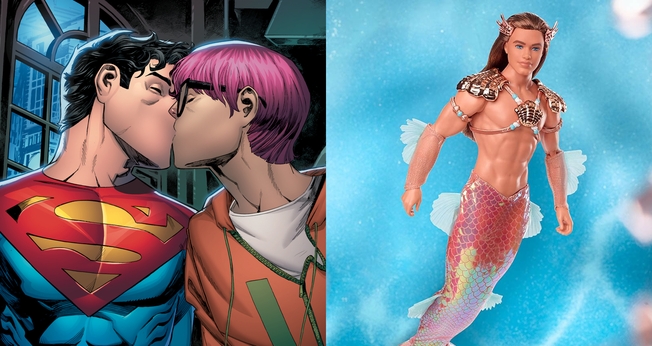 Super-heróis começam a ser retratados segundo visão da ideologia de gênero. (Foto: Reprodução/DC Comics/Mattel)