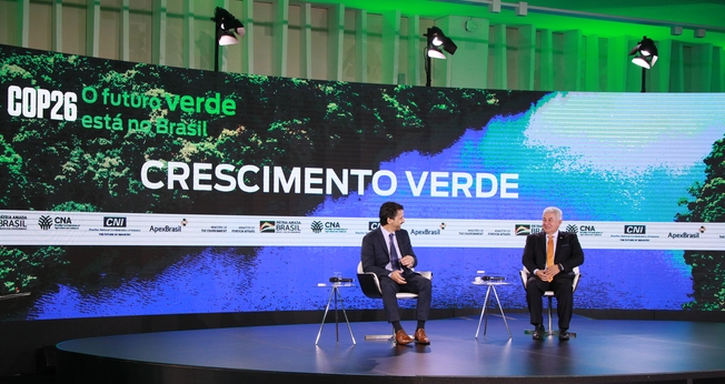 Evento COP26 Inovações, 26ª Conferência das Partes, no Brasil, setembro de 2021. (Foto: Wesley Sousa/ASCOM/SEAPC/MCTI/Flickr)