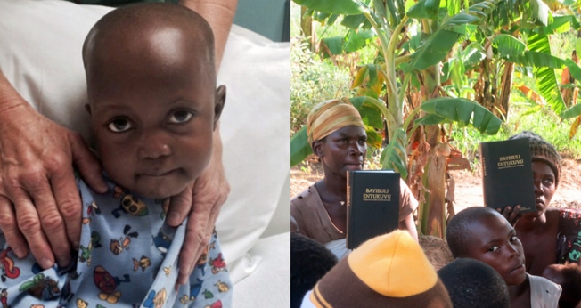 19 pessoas da aldeia, em Uganda, se converteram ao Evangelho. (Foto: Samaritan’s Purse).