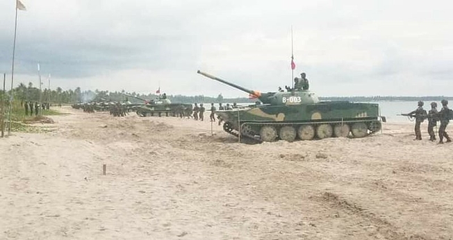 O exército birmanês bombardeou e saqueou igrejas em Chin. (Foto: Wikimedia Commons/KMK from Myanmar).