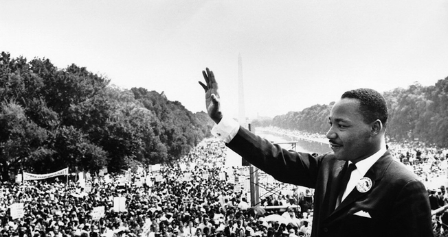 Martin Luther King Jr. durante a Marcha sobre Washington, em 1963. (Foto: Reprodução / Creative Commons)