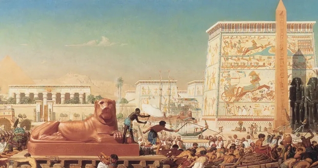 Ilustração do Êxodo do Egito (Ilustração: Edward Poynter / Wikimedia Commons)