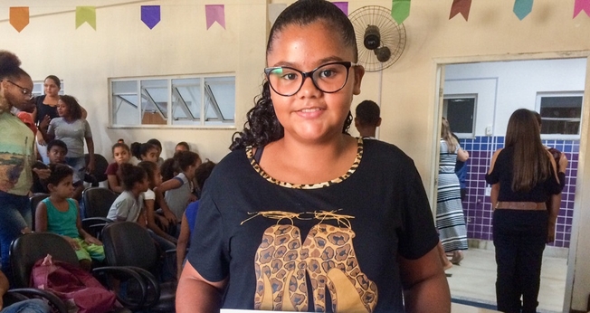 Bruna Pontes ganhou certificado internacional da Nasa. Foto: (Divulgação/Prefeitura de Campos).