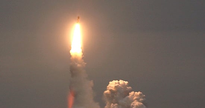 Lançamento de míssil balístico intercontinental. (Foto: Wikimedia Commons)