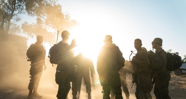 Soldados de combate do Batalhão 202 em exercício terrestre. (Foto: Flickr/IDF Israel Defense Forces)