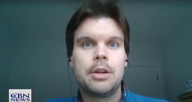 Peter Byrom. (Foto: Captura de tela/YouTube CBN News)