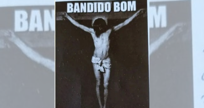 Meme com imagem de Jesus. (Mário Gomes/Instagram)