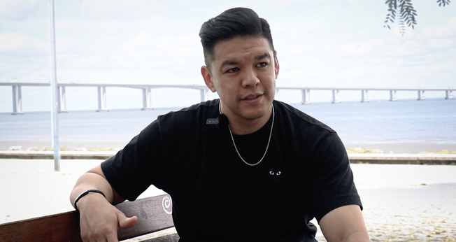 Pastor Téo Hayashi em entrevista ao Guiame, em Lisboa. (Foto: Guiame/Marcos Paulo Corrêa)