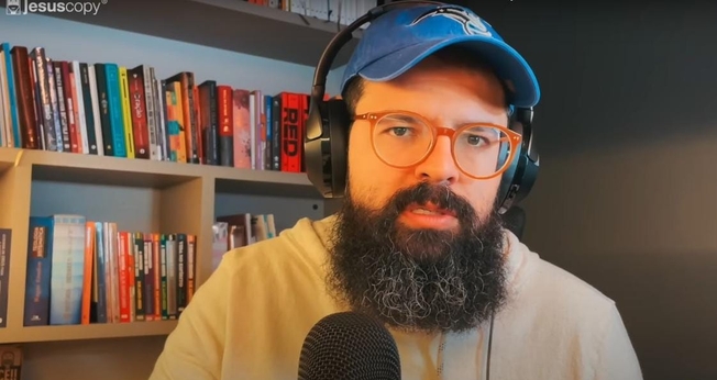 Douglas Gonçalves, líder do movimento JesusCopy. (Foto: Reprodução/YouTube JesusCopy)