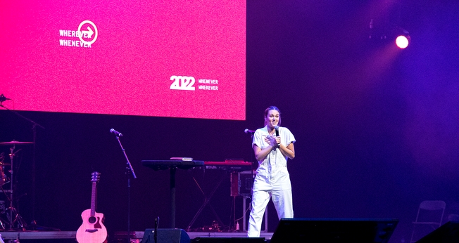 Sadie Robertson Huff no The Send Norway. (Foto: Guiame/Marcos Paulo Corrêa)