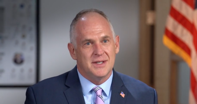 Dave Kubal, presidente da “Intercessors for America”. (Captura de tela vídeo da NTD)