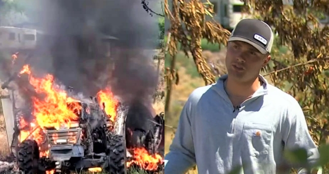 Logan Schneider, de 19 anos, saiu ileso do acidente e ainda salvou o piloto. (Foto: Reprodução/King 5).