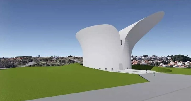 Projeto para o Museu Nacional da Bíblia de Brasília. (Foto: Divulgação/Governo de Brasília)