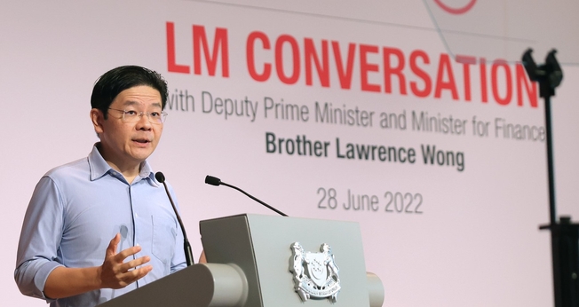 Lawrence Wong, vice-primeiro-ministro de Singapura. (Foto: Twitter/Lawrence Wong)