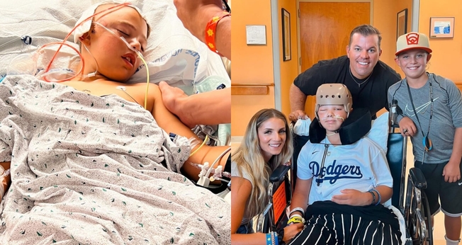  Easton Oliverson, de 12 anos, sobreviveu após orações. (Foto: Instagram/Miracles for Tank).