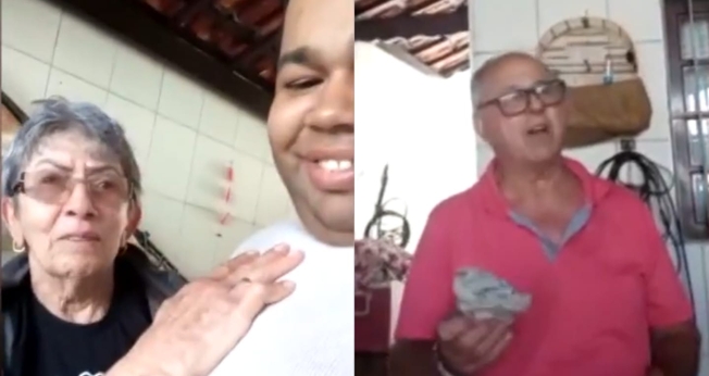 Thiago Rodrigues dos Santos devolveu R$ 4 mil esquecidos pelo casal de idosos. (Foto: Reprodução/G1).