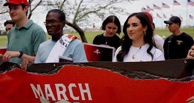 A Marcha Anual pelos Mártires reuniu líderes e cristãos em Washington. (Foto: Nicole Alcindor/The Christian Post).