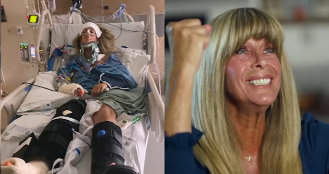 Matti Stevenson sobreviveu sem nenhuma lesão a um grave acidente. (Foto: Reprodução/CBN News). 