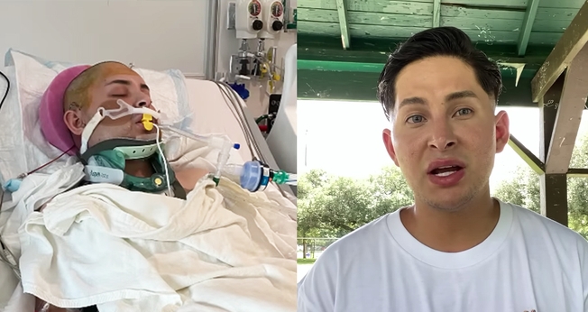 Samuel Rauda testemunha sua fé. (Foto: YouTube/Samuel Rauda)