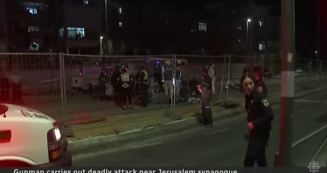 O ataque aconteceu em Neve Yaakov, durante o shabat. (Foto: Reprodução/YouTube/CBC News: The National).
