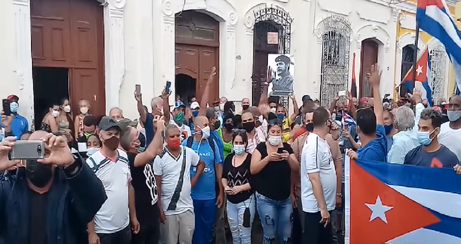 Protestos em Cuba. (Foto: Wikimedia Commons)