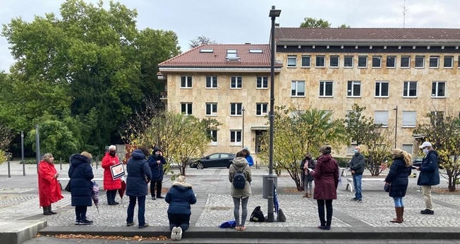 "40 dias pela vida" em Frankfurt. (Foto: Reprodução/EuroProLife)