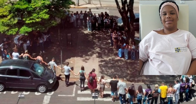 Maria Eduarda sofreu traumatismo craniano e foi internada na UTI. (Foto: Arquivo pessoal/Assis City).