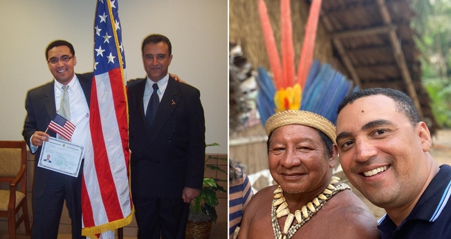 Wendel foi naturalizado americano mas seu coração queimava por missões. (Foto: Wendel Silva/Concedido ao Guiame)