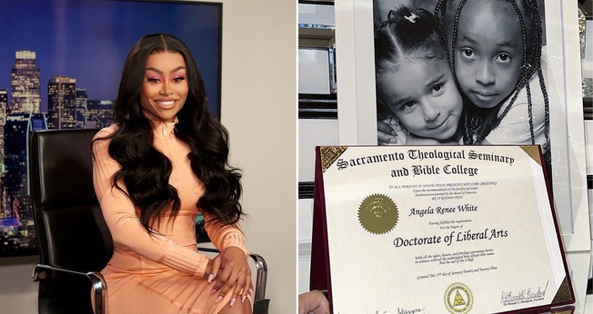 Blac Chyna compartilhou sua conquista na caminhada cristã. (Foto: Reprodução/Instagram/Blac Chyna)