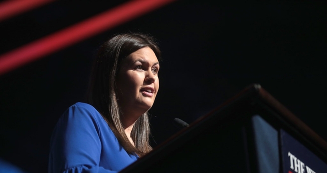 Sarah Huckabee Sanders, governadora do Arkansas. (Foto: Flick/Gage Skidmore)
