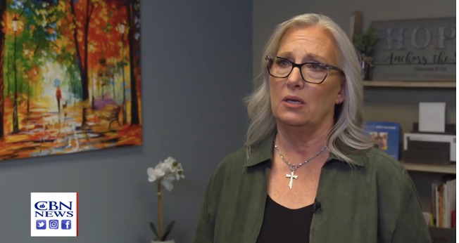 Christy Summers da “Restored Hope Network”. (Captura de tela/CBN News)