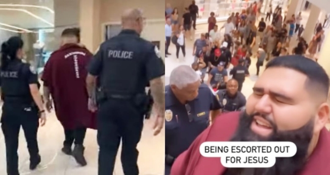Jimmy Levy foi detido pela polícia depois de liderar uma adoração no Shopping Aventura. (Foto: Reprodução/Instagram/Jimmy Levy).