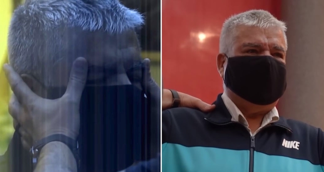 O homem voltou a enxergar na reunião de oração. (Foto: Reprodução/YouTube/Sid Roth's It's Supernatural!)