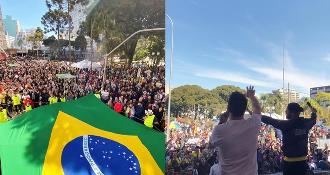 28ª Marcha para Jesus em Curitiba Marcha para Jesus em Curitiba. (Foto: Reprodução/Instagram/Marcha para Jesus Curitiba)
