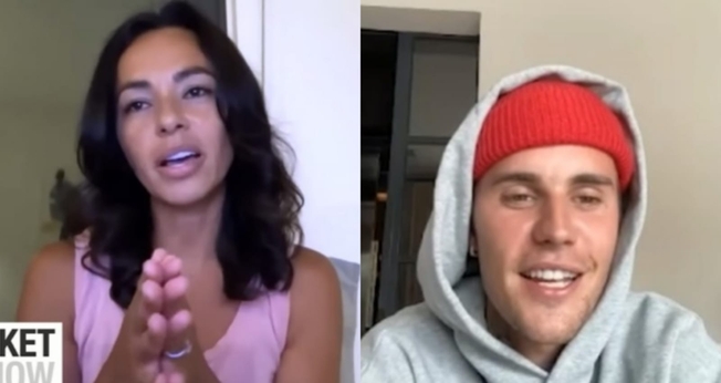 Victoria Mandylor ouviu uma explicação do Evangelho por Justin Bieber. (Foto: Reprodução/YouTube/The Becket Cook Show/YouTube/SiriusXM).