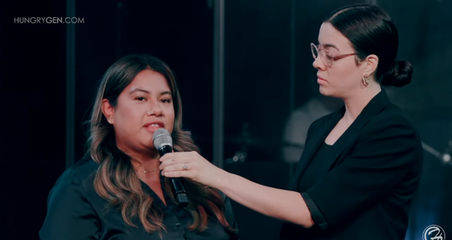 Ivonne foi salva por Deus através de um louvor. (Foto: Reprodução/YouTube/HungryGeneration).
