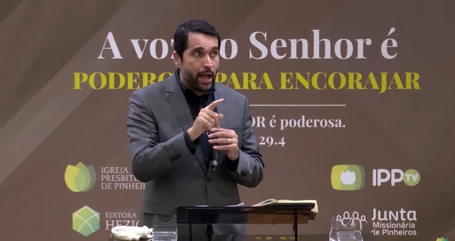 Pastor Paulo Junior. (Foto: Captura de tela/YouTube Igreja Presbiteriana de Pinheiros)