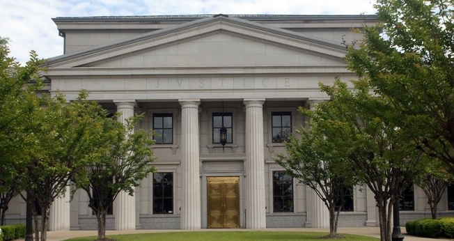 Fachada do Judiciário do Arkansas. (Foto: Courts.Arkansas.Gov)