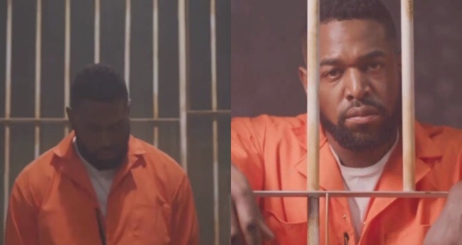 Foto ilustrativa pois o preso não pode ser filmado. (Foto: Reprodução/Instagram/God Behind Bars)