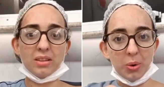 Profissional testemunha ação milagrosa em hospital. (Captura de tela/Instagram/htanure)
