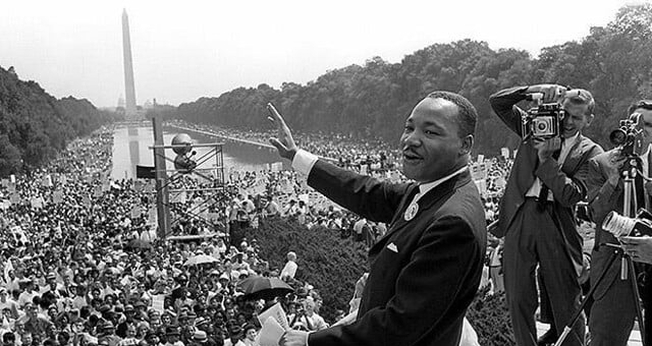 Martin Luther King na Marcha de Washington. (Foto: Wikimedia Commons/National Park Service).
