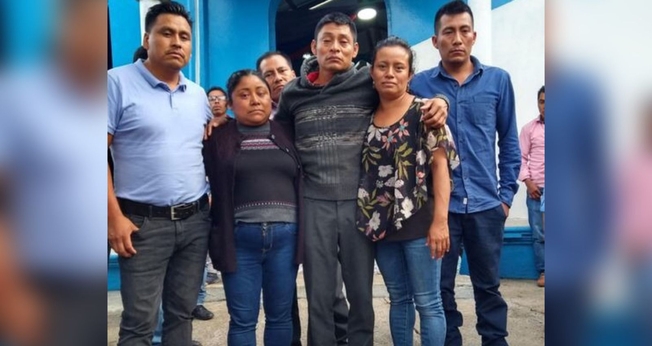 Os cristãos que foram libertados no México. (Foto: Reprodução/Facebook/Alianza de Comunicadores Cristianos)